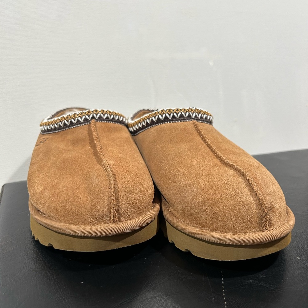 UGG Tasman ll Chestnut Suede Slip-On Slipper size 9 LIKE NEW - Picture 4 of 14